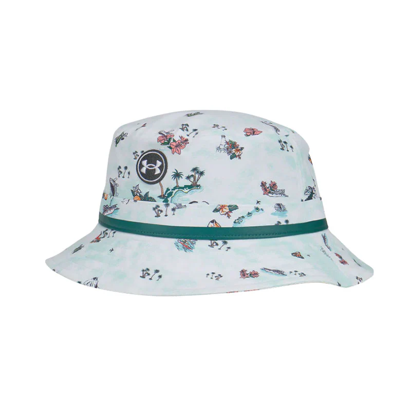 UNDER ARMOUR Driver Unisex Bucket Hat (White/White)