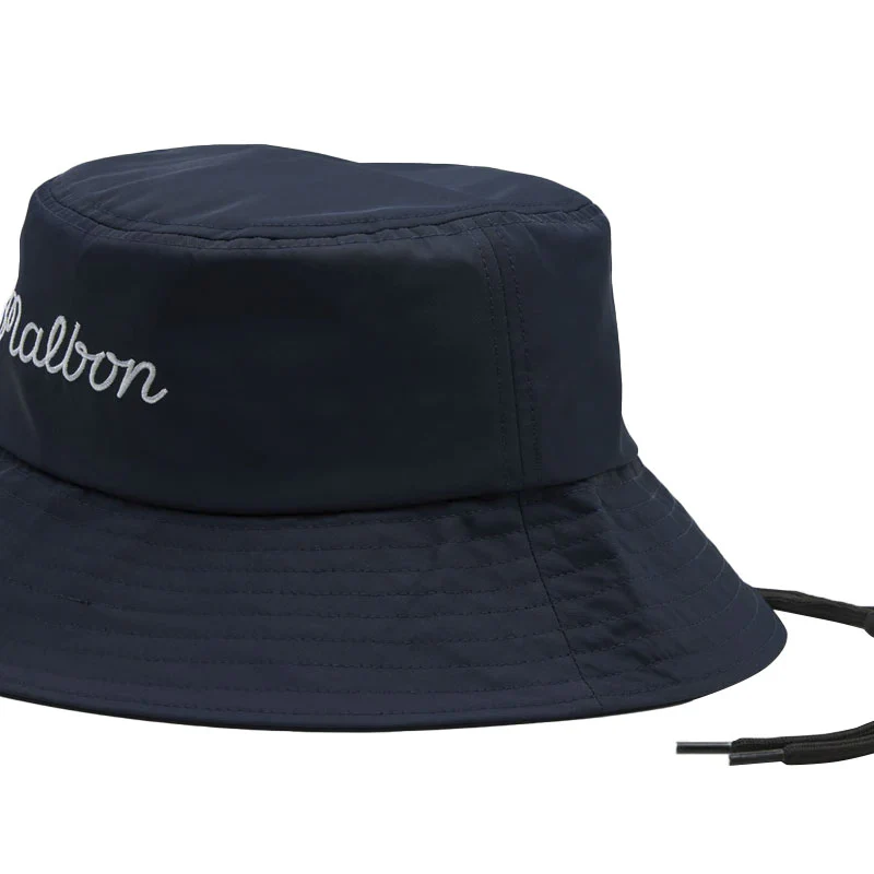 MALBON GOLF Men's Bucket Hat (Navy) - Image 4