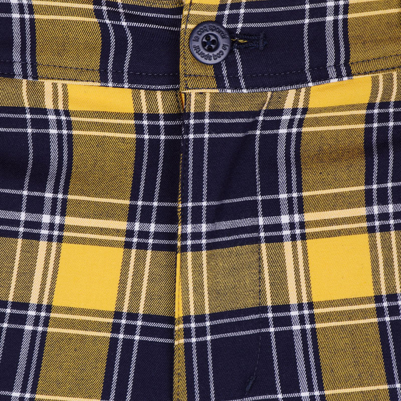 LE COQ SPORTIF GOLF Plaid Women's Pants (Yellow) - Image 3