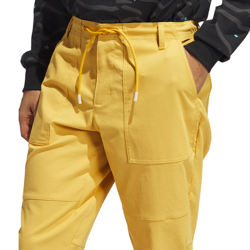 ADIDAS Adicross Men's Golf Pants (Yellow) - Image 3