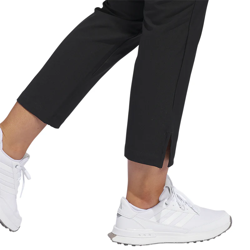 ADIDAS Solid Women's Ankle Pants (Black) - Image 4