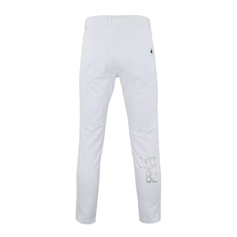 LE COQ SPORTIF GOLF 30th Cotton-Like Men's Jogger Pants (White) - Image 2