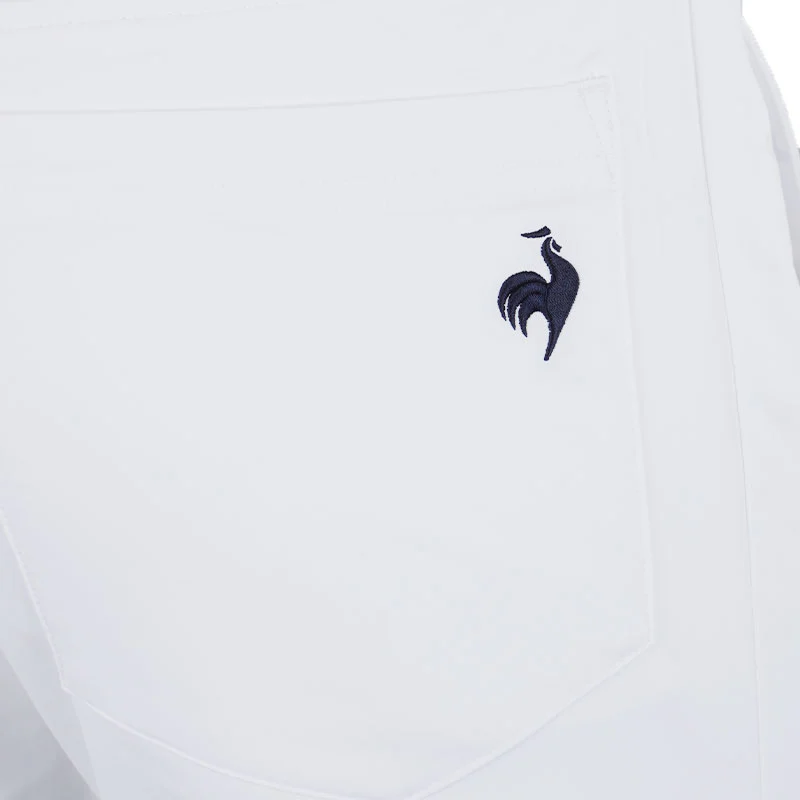 LE COQ SPORTIF GOLF 30th Cotton-Like Men's Jogger Pants (White) - Image 4