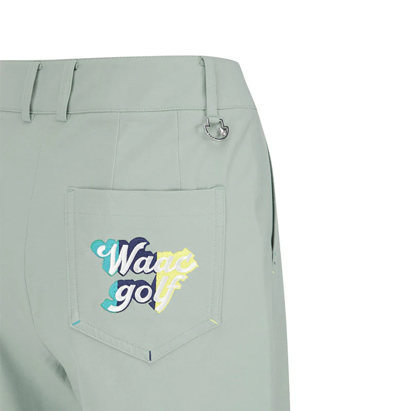 WAAC Cool Women's Tapered Pants (Yellow/Green) - Image 4
