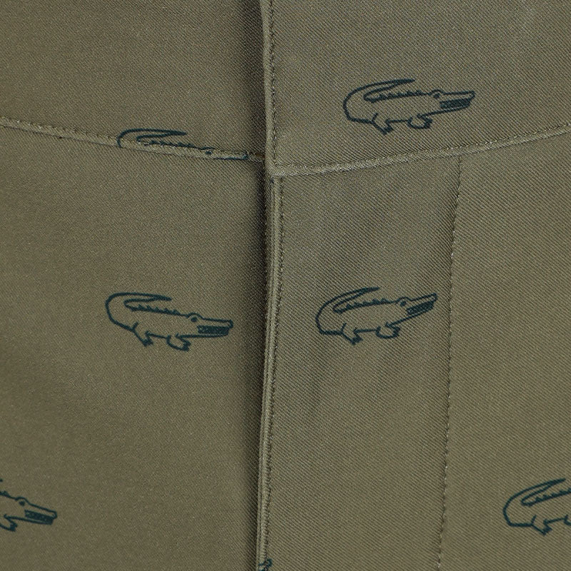 LACOSTE Ultra Dry Slim Fit Men's Pants (Olive) - Image 3