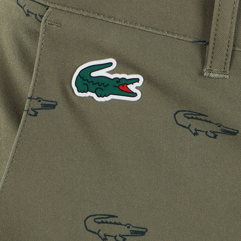 LACOSTE Ultra Dry Slim Fit Men's Pants (Olive) - Image 4
