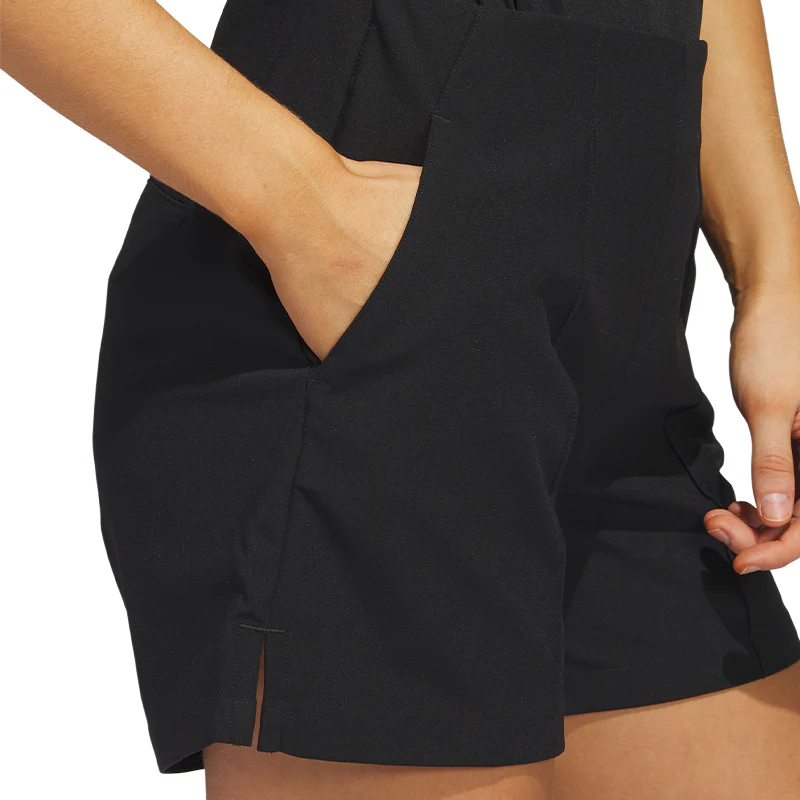 ADIDAS Pintuck 5" Pull-On Women's Shorts (Black) - Image 3