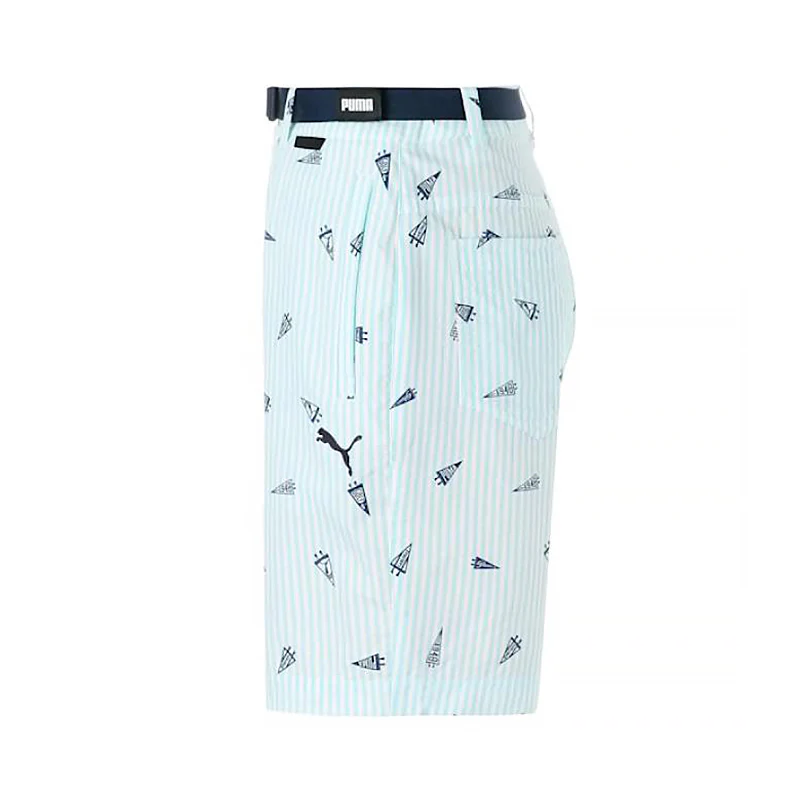PUMA Flag Printed Seersucker Men's Shorts (Tropical Aqua) - Image 3