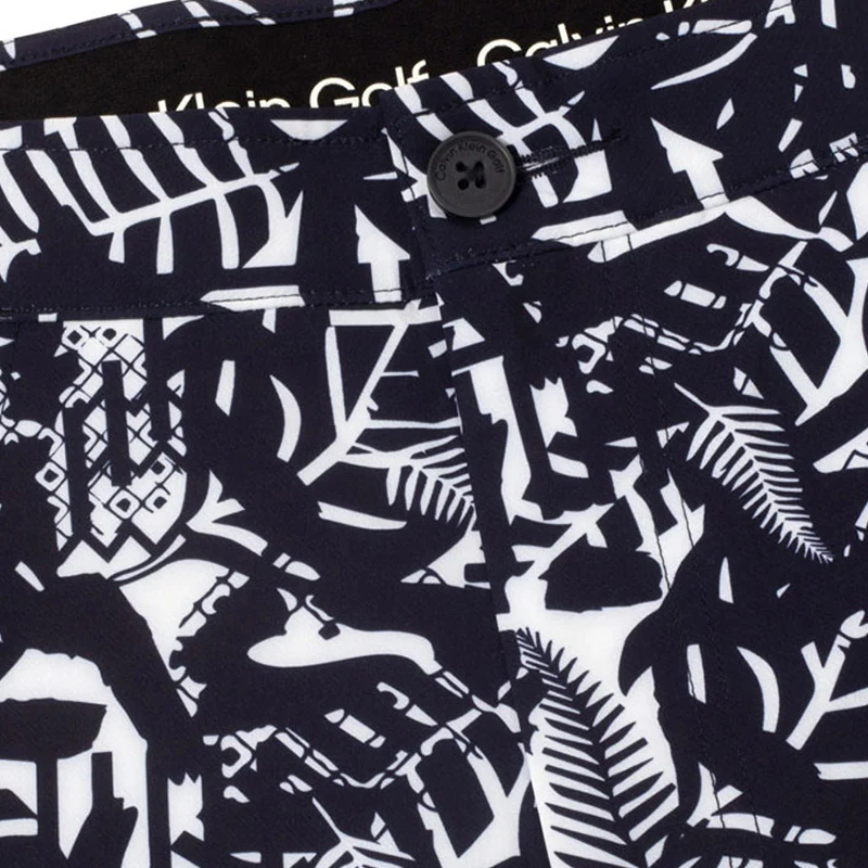 CALVIN KLEIN Printed Genius Men's Shorts (Evening Blue/White) - Image 3