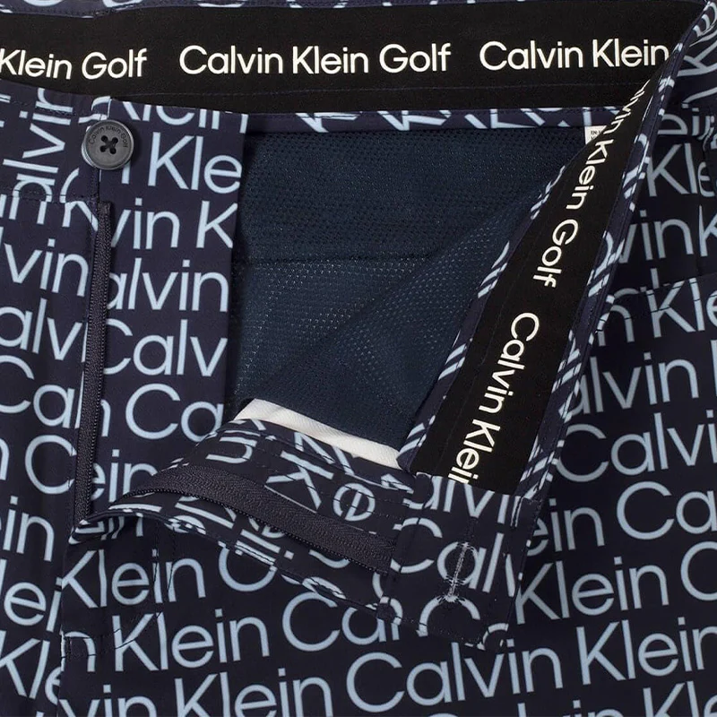 CALVIN KLEIN Printed Genius Men's Shorts (Evening Blue/Blue) - Image 3