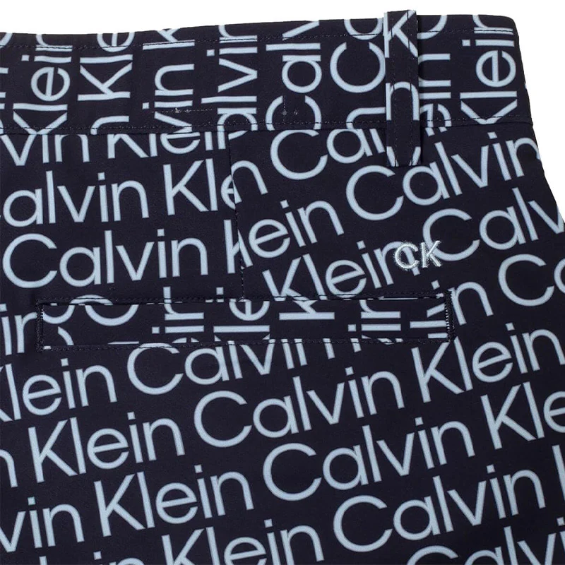 CALVIN KLEIN Printed Genius Men's Shorts (Evening Blue/Blue) - Image 4