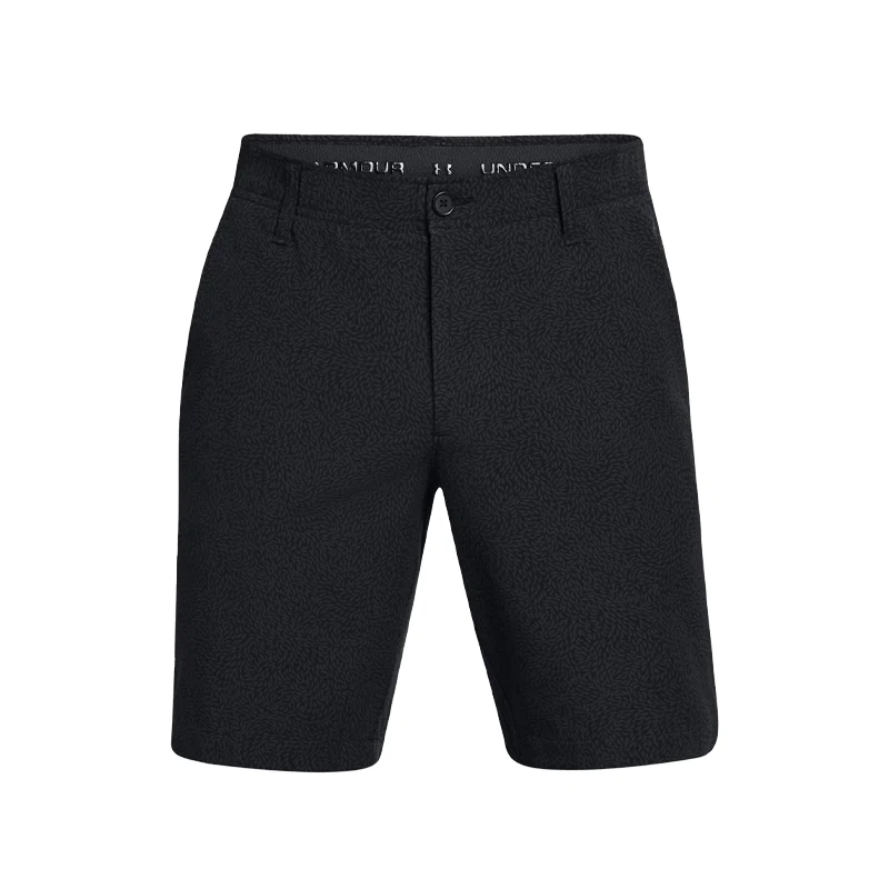 UNDER ARMOUR Drive Print Men's Tapered Shorts (Black/Grey)