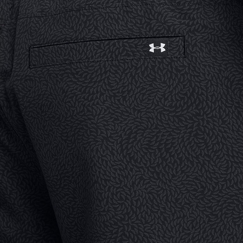 UNDER ARMOUR Drive Print Men's Tapered Shorts (Black/Grey) - Image 4