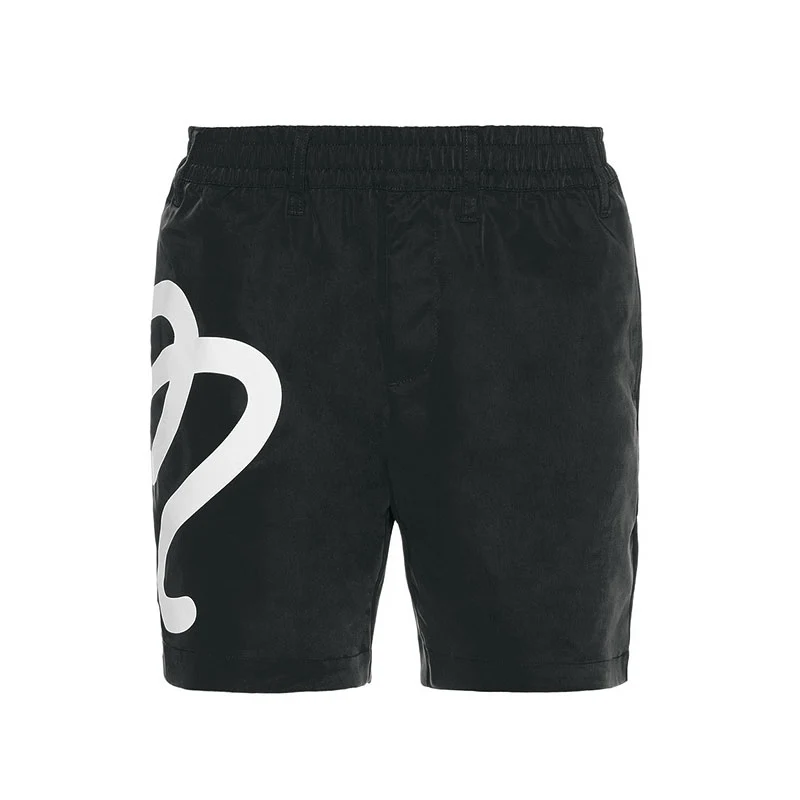 MALBON GOLF Menton Men's Nylon Shorts (Black)