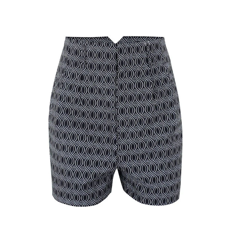 TAYLORMADE x United Arrows Women's High-Waist Shorts (Navy/White)