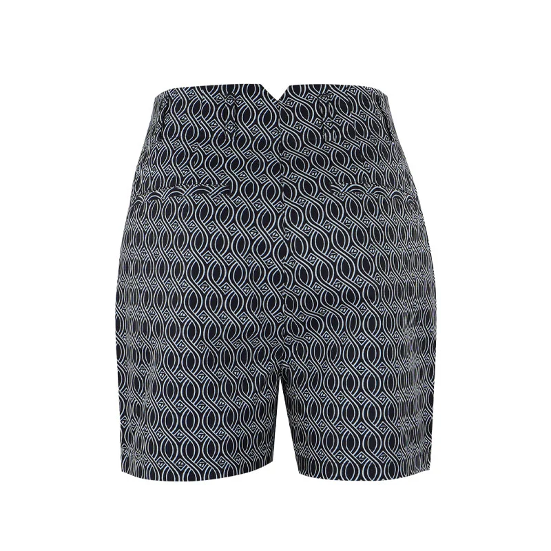 TAYLORMADE x United Arrows Women's High-Waist Shorts (Navy/White) - Image 2
