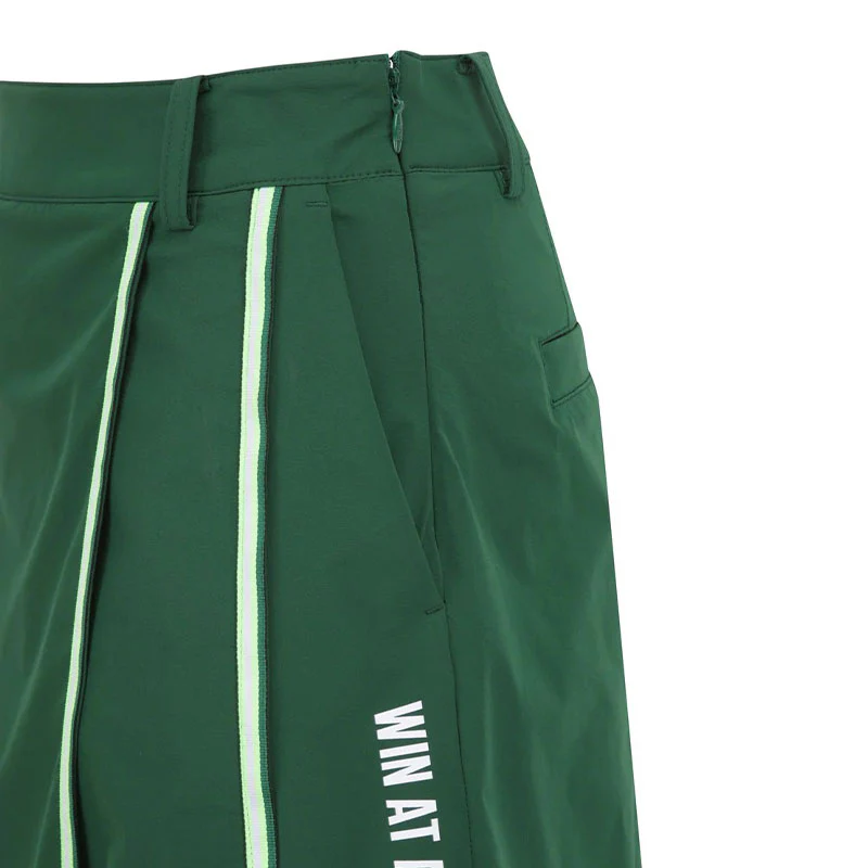 WAAC Athletic Double Wrap Layer Women's Shorts (Green) - Image 4