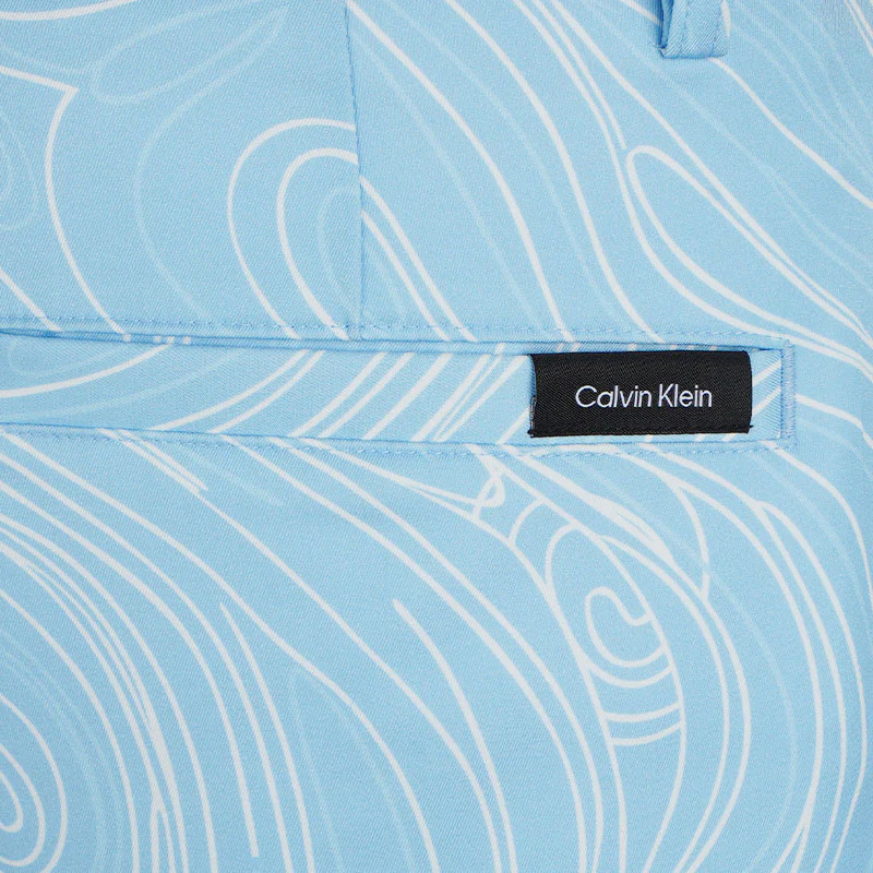 CALVIN KLEIN Marble Print Bullet Men's Shorts (Blue Bell) - Image 4