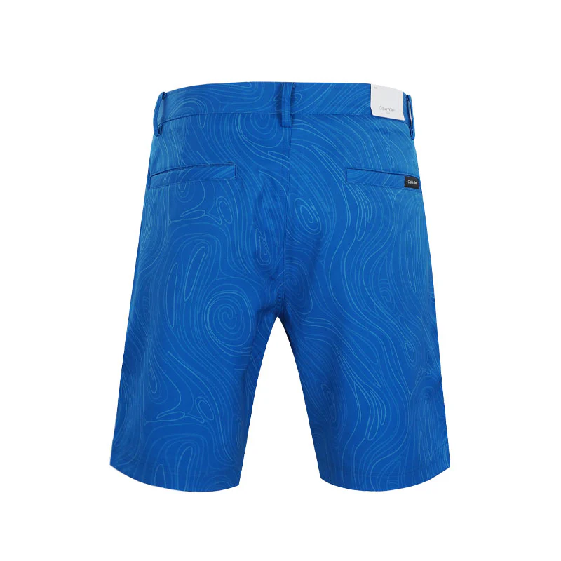 CALVIN KLEIN Marble Print Bullet Men's Shorts (Sapphire) - Image 2