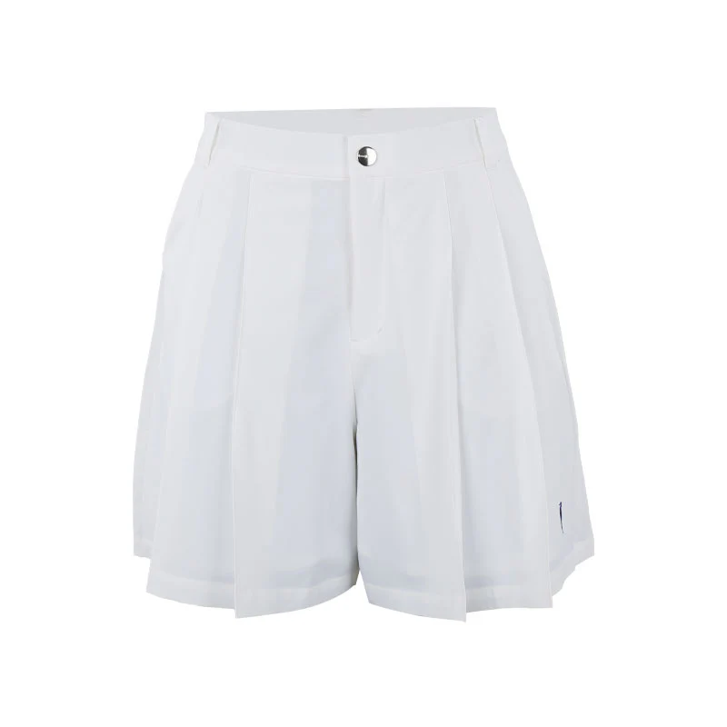 LE COQ SPORTIF GOLF Women's Pleated Shorts (White)