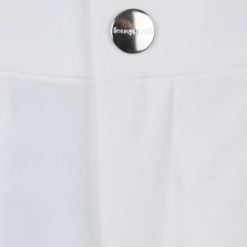 LE COQ SPORTIF GOLF Women's Pleated Shorts (White) - Image 3