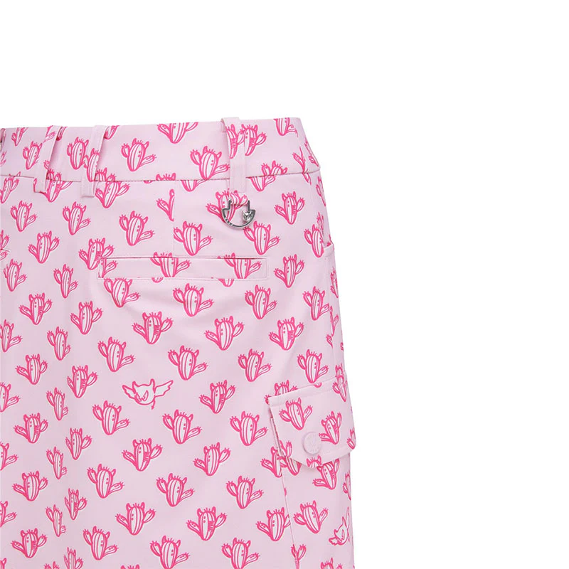 WAAC Athletic Cacti Cargo Skort (Pink) - Image 3
