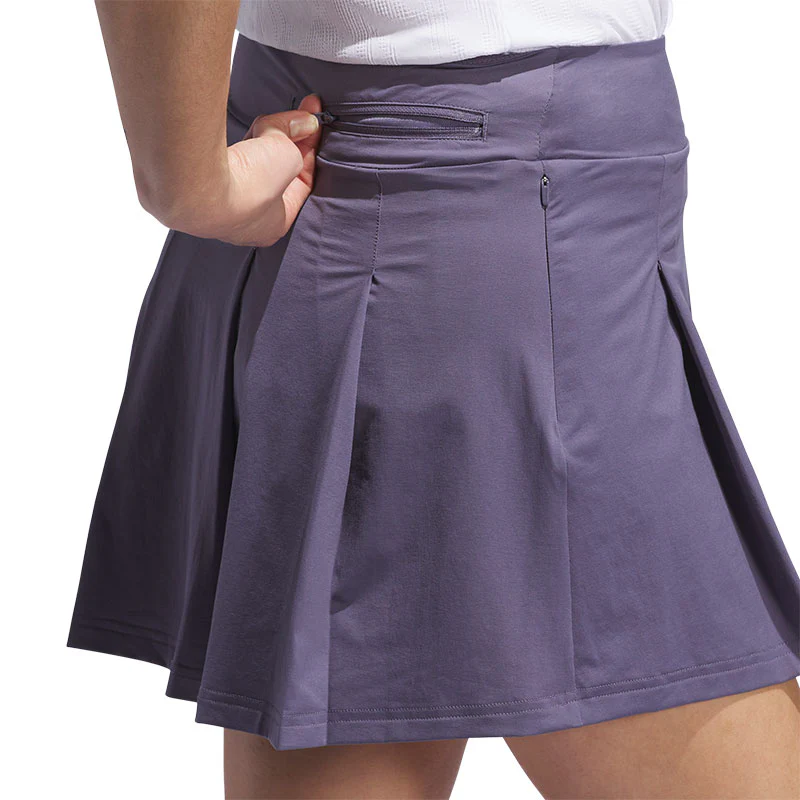 ADIDAS Ultimate365 Tour Pleated Skort (Violet) - Image 4