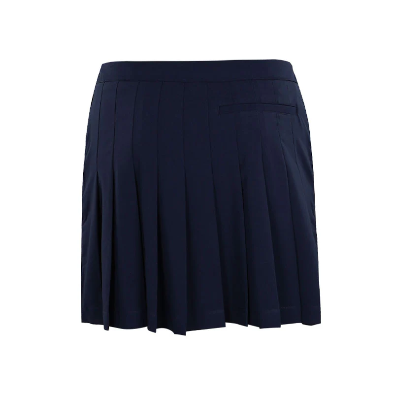 LACOSTE Ultra Dry Golf Skirt with Liner (Navy) - Image 2