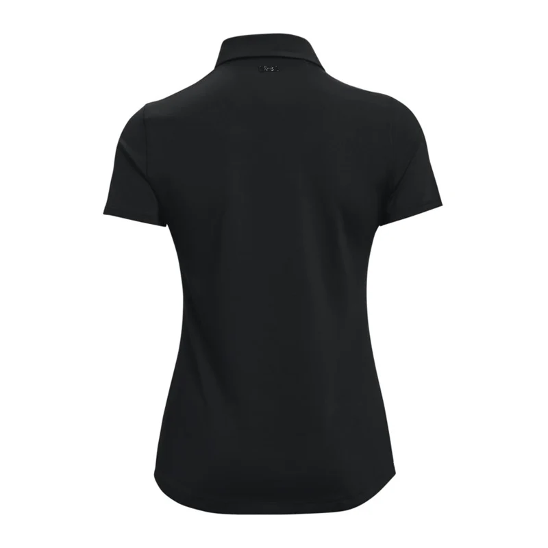 UNDER ARMOUR ZINGER WOMEN'S POLO (BLACK) - Image 2