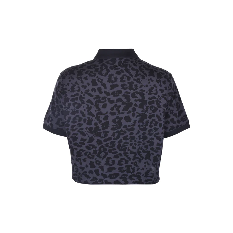 NIKE The Cropped Women's Polo (Dark Smoke Grey) - Image 2