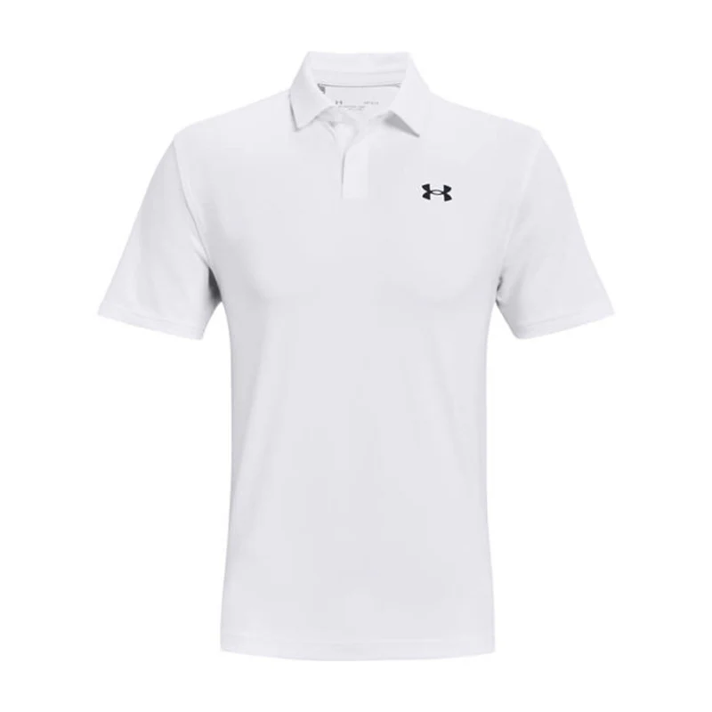 UNDER ARMOUR Tee-2-Green Men's Polo (White/Grey)