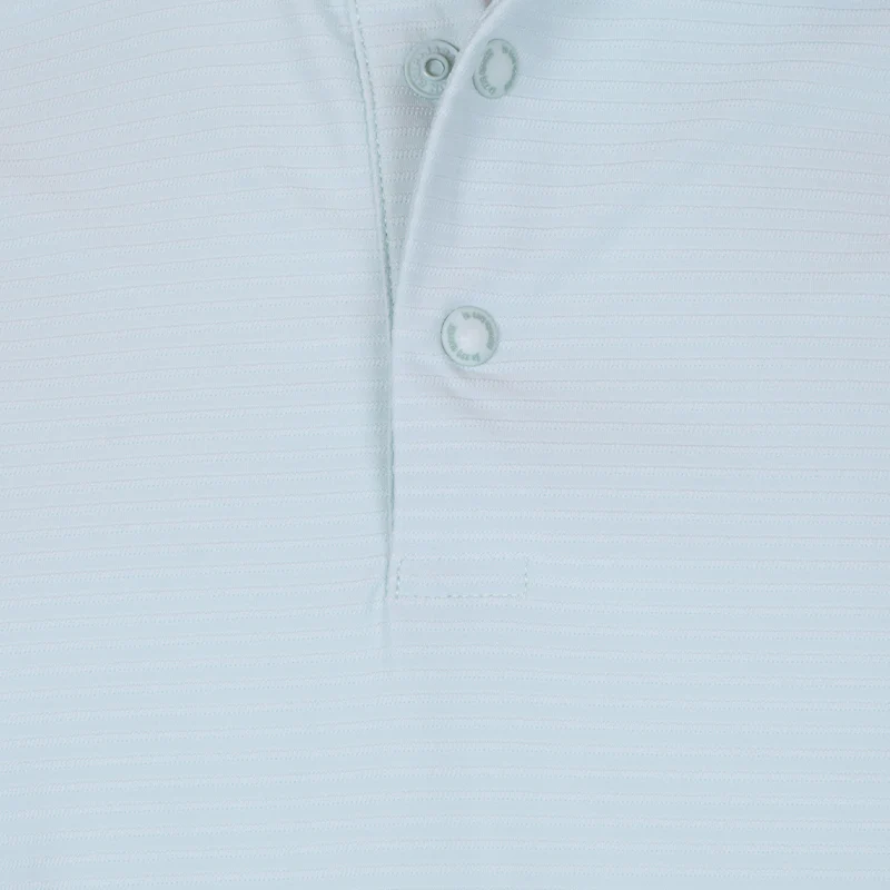 LE COQ SPORTIF GOLF Korean Series Stripes Men's Polo (Green) - Image 3