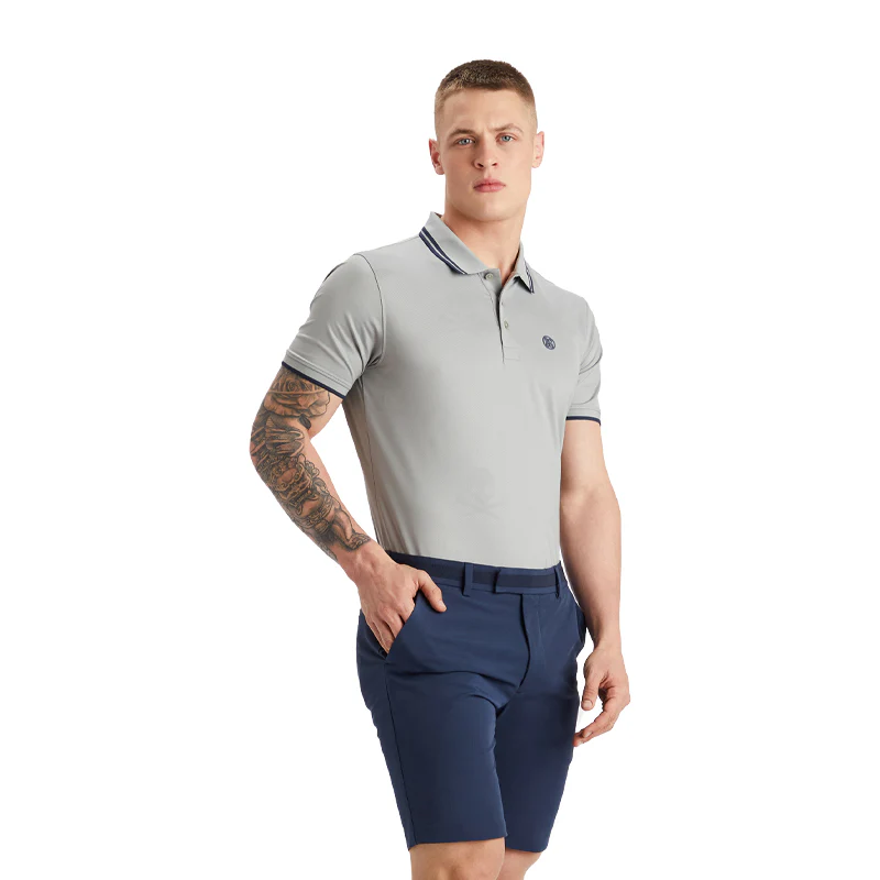 GFORE Skull & Tee'S Men's Polo (Monument) - Image 4