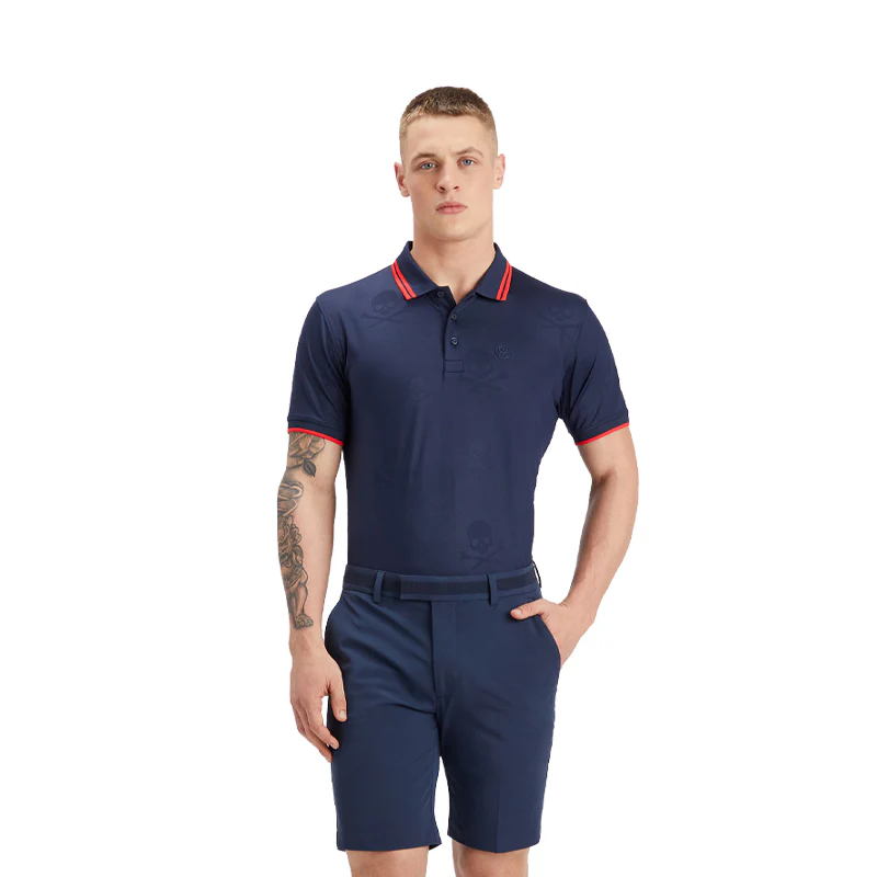 GFORE Skull & Tee'S Men's Polo (Twilight) - Image 4