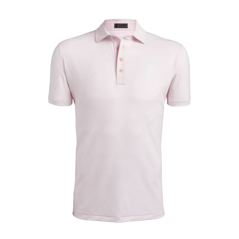 GFORE Printed Men's Polo (Blush)