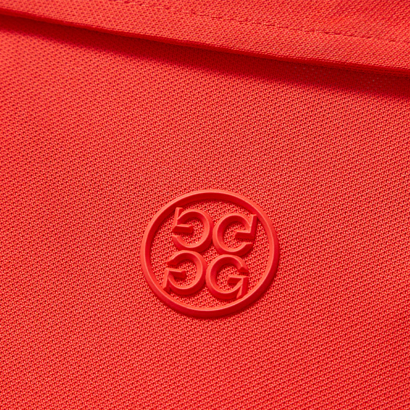 GFORE Essential Pique Men's Polo (Poppy) - Image 4