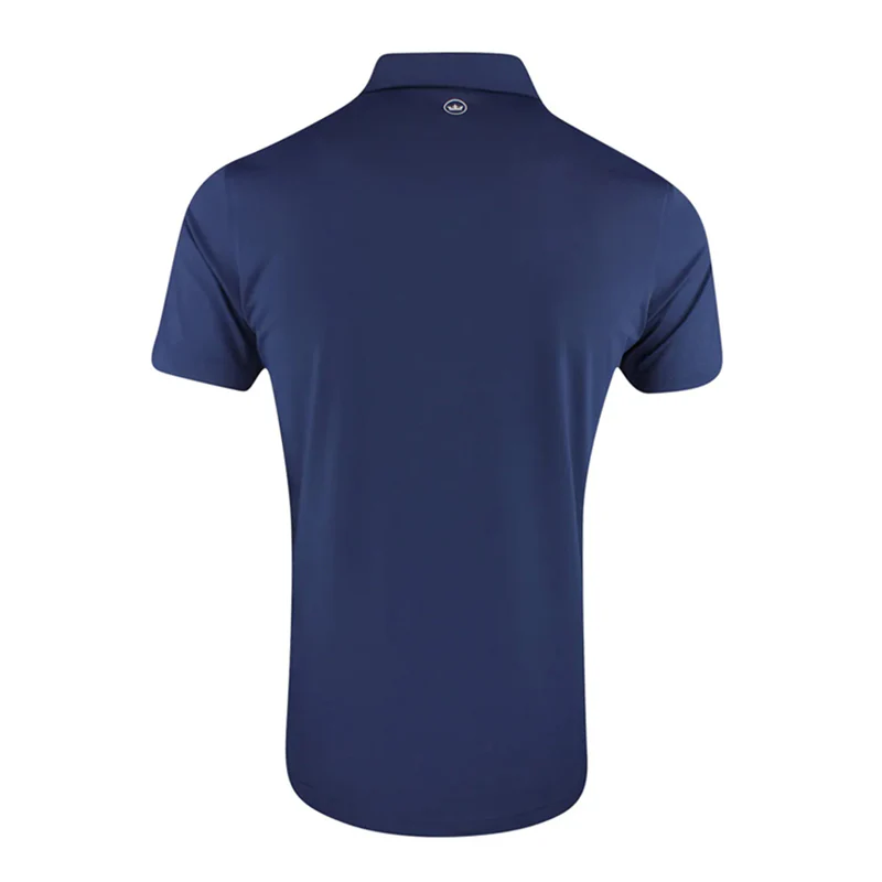 PETER MILLAR Solid Performance Men's Polo (Navy) - Image 2