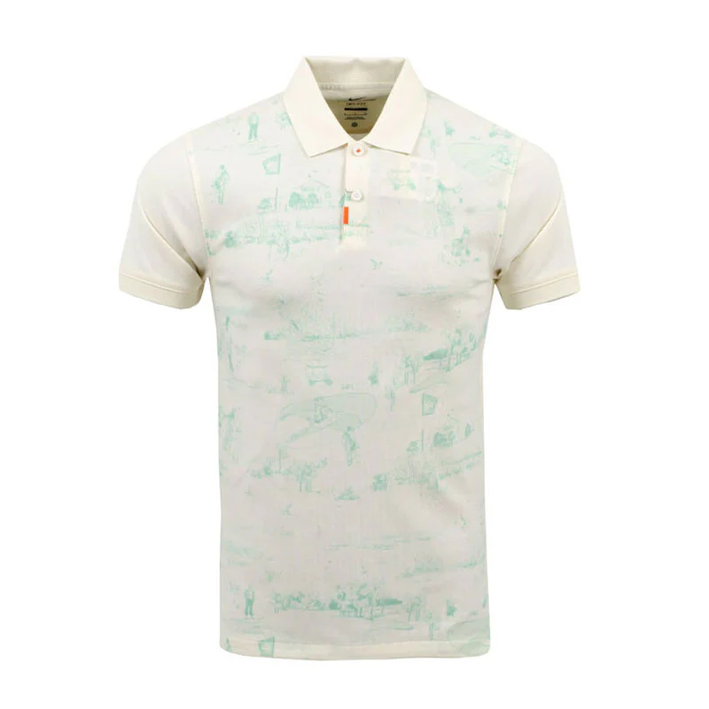NIKE The Print Men's Polo (Coconut Milk)
