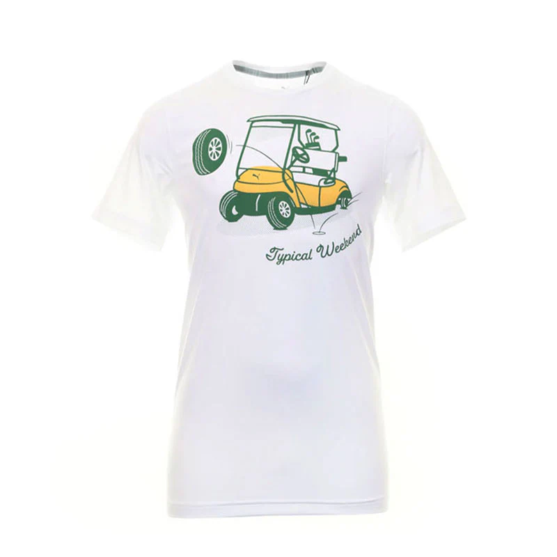 PUMA Typical Weekend Men's T-Shirt (Bright White)