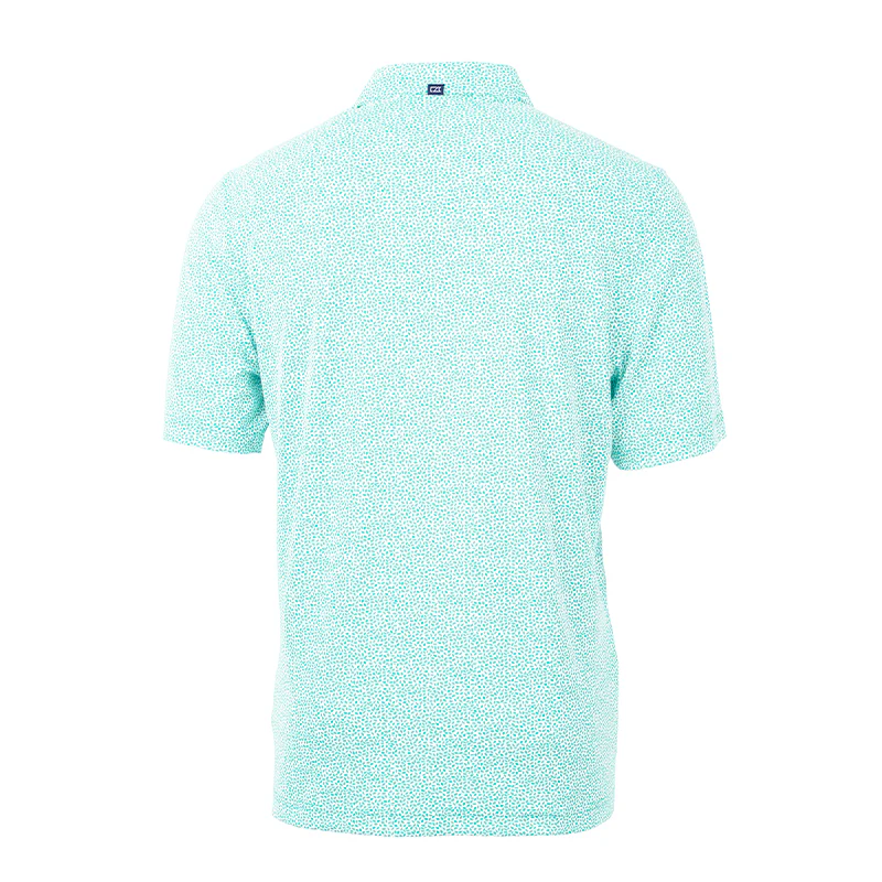 CUTTER & BUCK Virtue Ecopique Print Men's Polo (Fresh Mint) - Image 2
