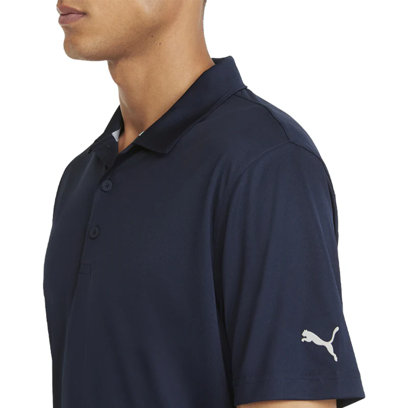 PUMA Gamer Men's Polo (Navy Blazer) - Image 4
