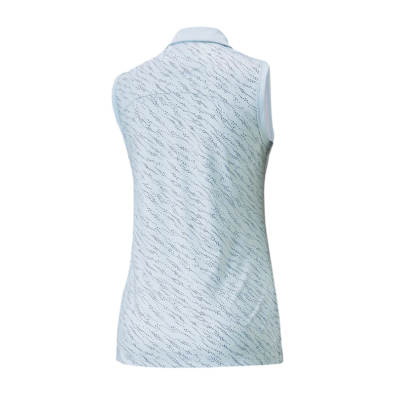 PUMA CLOUDSPUN Water Women's Polo (Lucite/Navy) - Image 2