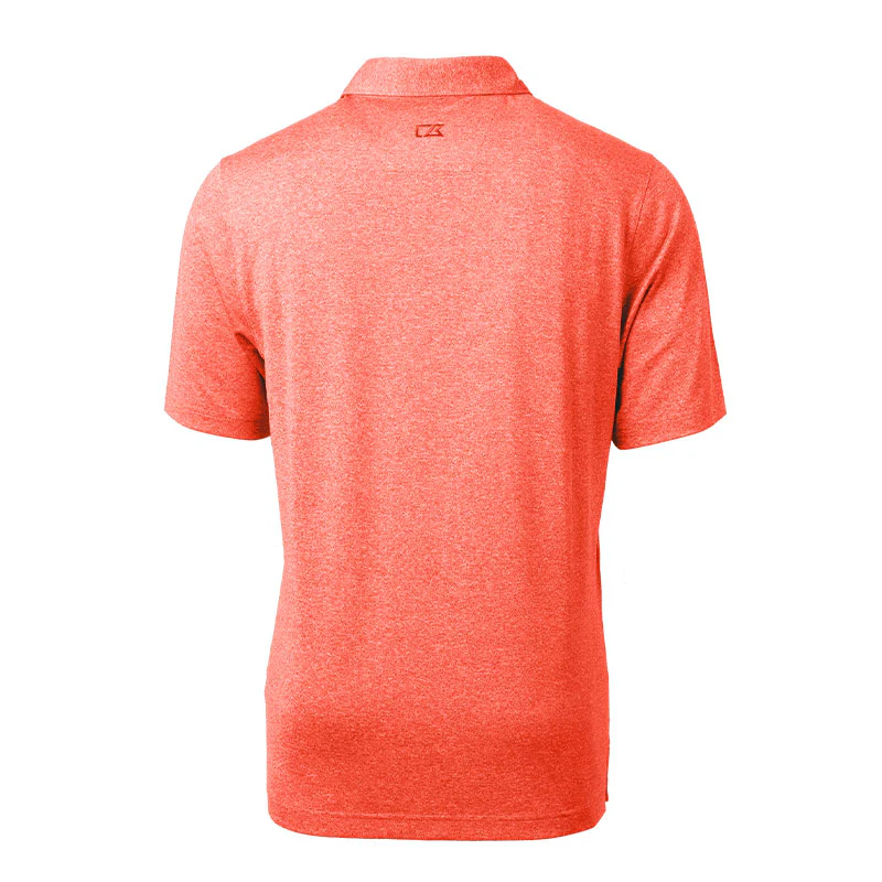 CUTTER & BUCK Forged Heather Men's Polo (College Orange Heather) - Image 2