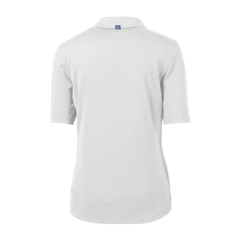 CUTTER & BUCK Virtue Eco Piq Women's Polo (White) - Image 2