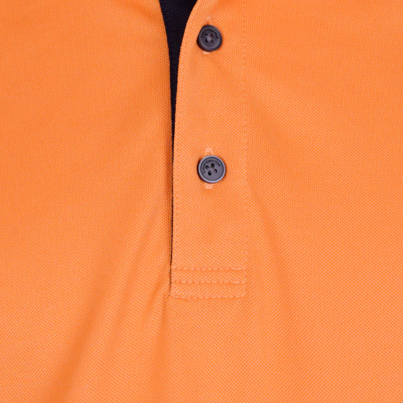 CALVIN KLEIN Miles Men's Polo (Orange) - Image 3