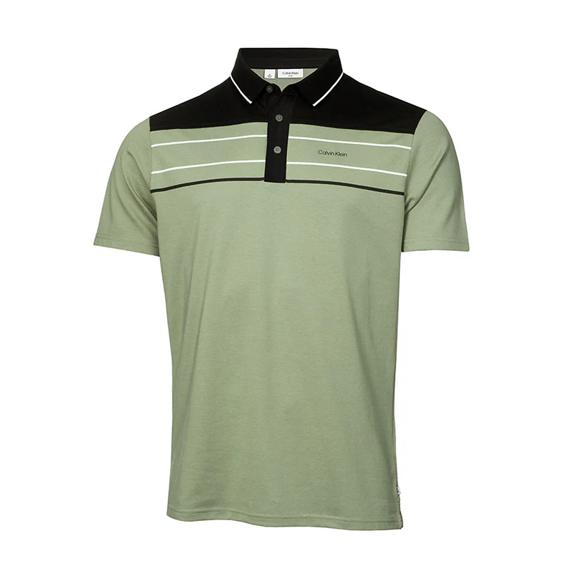 CALVIN KLEIN Blackwater Men's Polo (Cameo Green)