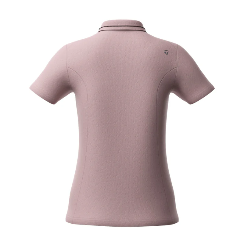TAYLORMADE Tour Basic Women's Polo (Smoke Pink) - Image 2