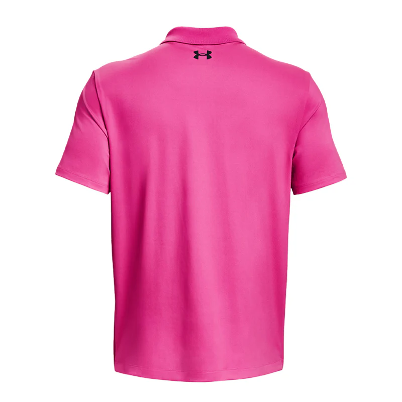UNDER ARMOUR Performance 3.0 Men's Polo (Rebel Pink) - Image 2
