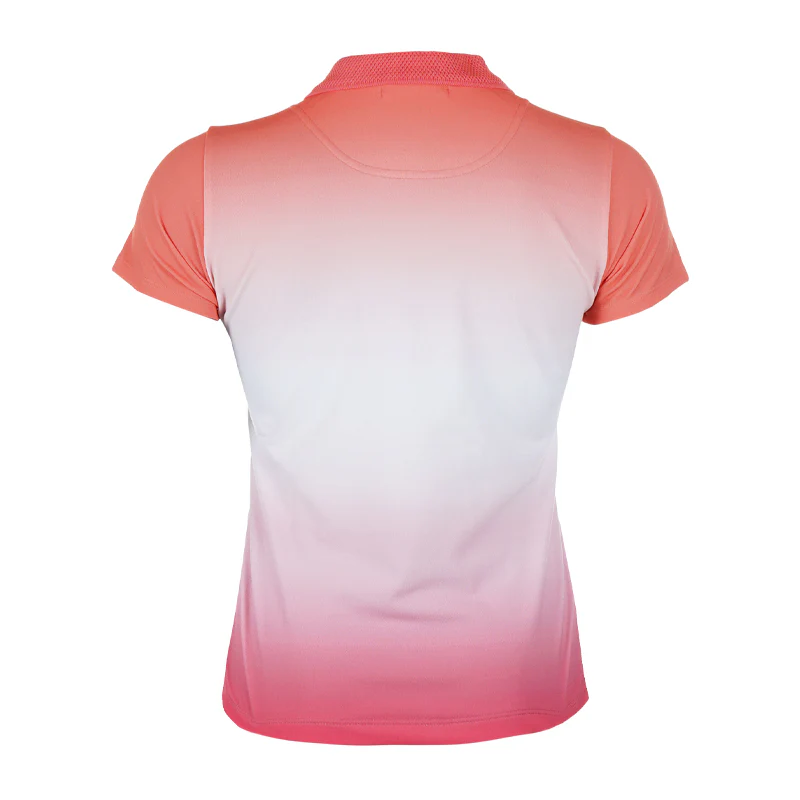 LE COQ SPORTIF GOLF Gradation Women's Polo (Orange) - Image 2