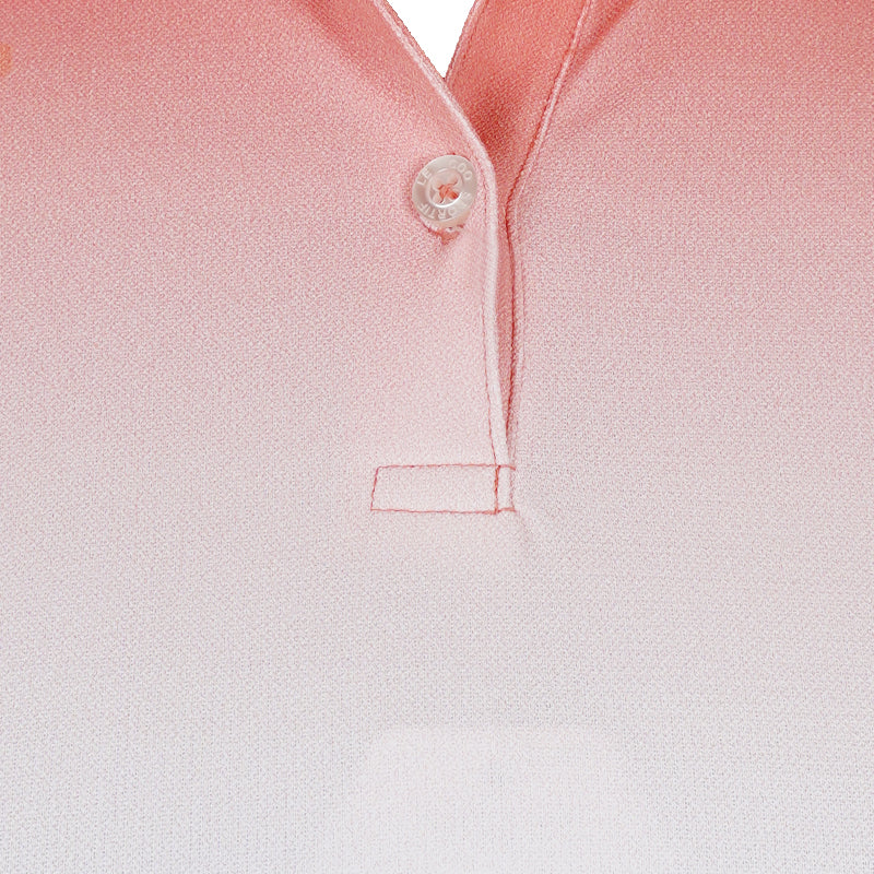 LE COQ SPORTIF GOLF Gradation Women's Polo (Orange) - Image 3
